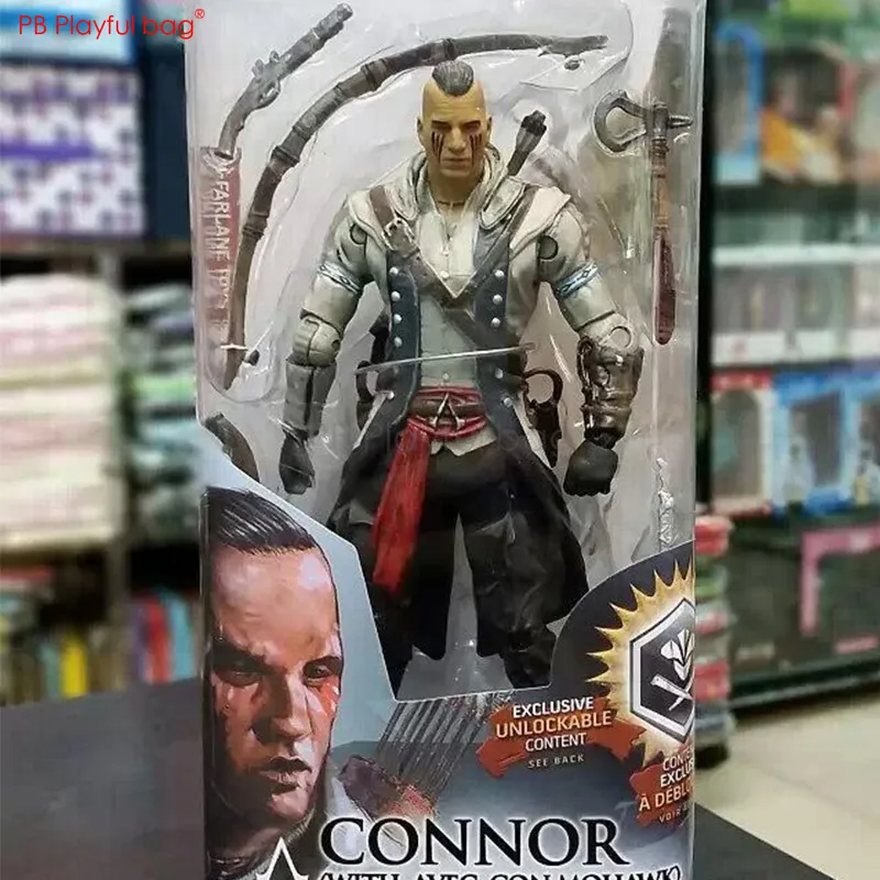 Assassin C 15 см Connor& Haytham KenWay& Edward KenWay фигурка ПВХ Коллекционная модель Фигурка игра подвижная модель игрушки HB41