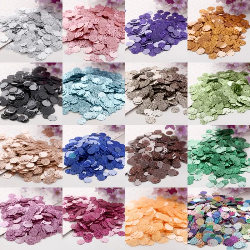 ISequins 200 шт 10 мм блестками плоский круглый ПВХ пайетки с флэш порошок пайетками для