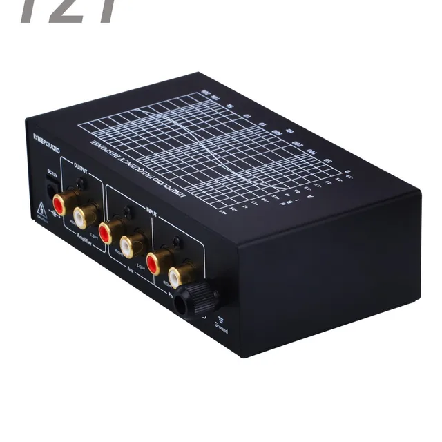 PHONO Preamplifier Preamp Prephonograph Signal Amplifier with Auxiliary Input & Volume Control