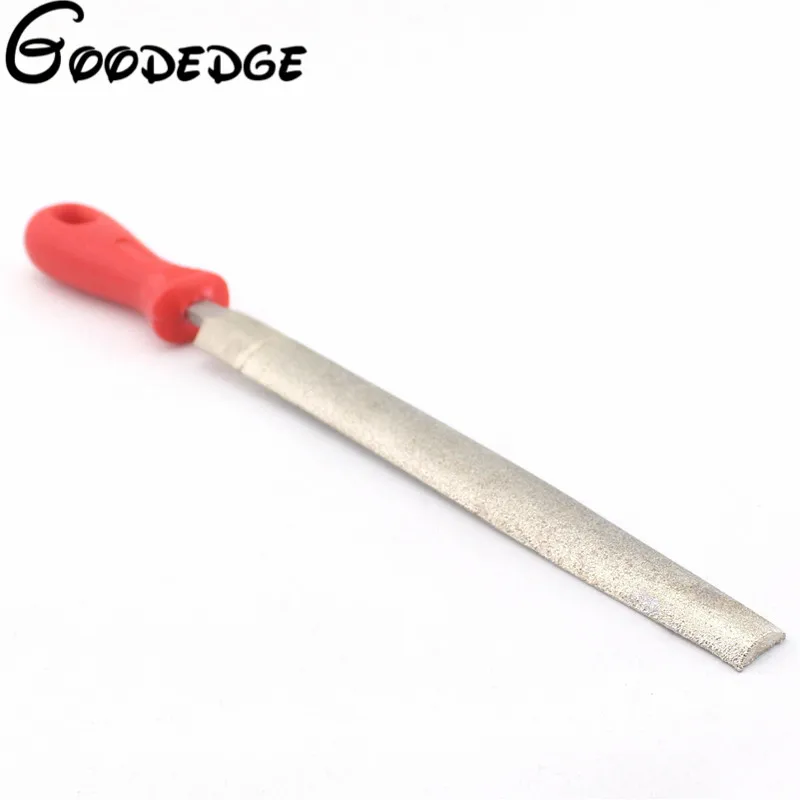 

8" inch Electroplated Diamond Coated HALF ROUND Files 20 mm Length Grit 120