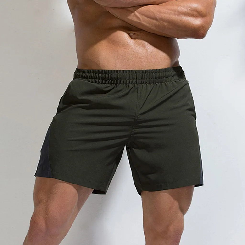 Breathable Men Beach Shorts Quick-drying Summer Swimming Surfing Trunks Plus Size Sports Shorts Male Casual Drawstring Shorts
