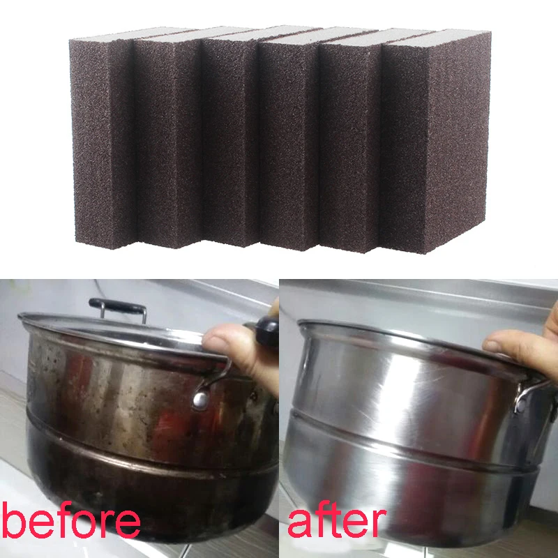 

Highest Density Kitchen Nano Emery Magic Clean Rub The Pot Except Rust Focal Stains Melamine Sponge 10*7*2.5cm 2pcs/lot