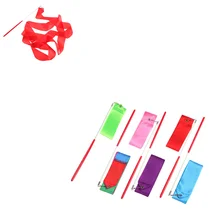 Профессиональные Красочные ленты для спортзала, танцевальная лента, художественная гимнастика, балетная палочка для занятий в спортзале, 2 м