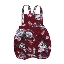 Puseky крутые Детские Новорожденный для маленьких девочек цветочный комбинезон Детский комбинезон без рукавов комбинезон осенняя одежда для младенцев