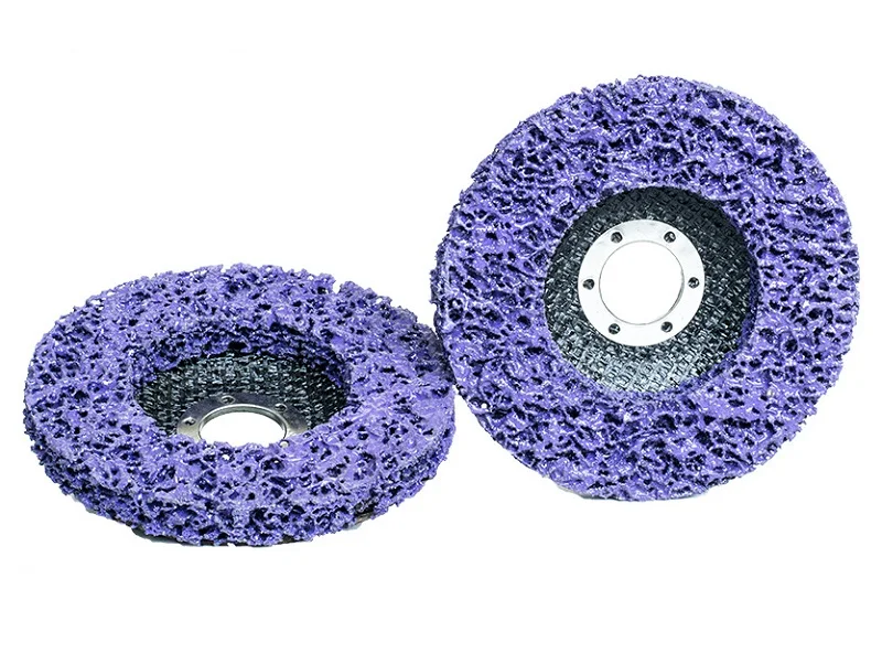 

New 2pc 125*22mm Clean Grinding Wheels Paint Rust Removal Poly Strip Disc Cleaning Strip Wheel For Angle Grinder