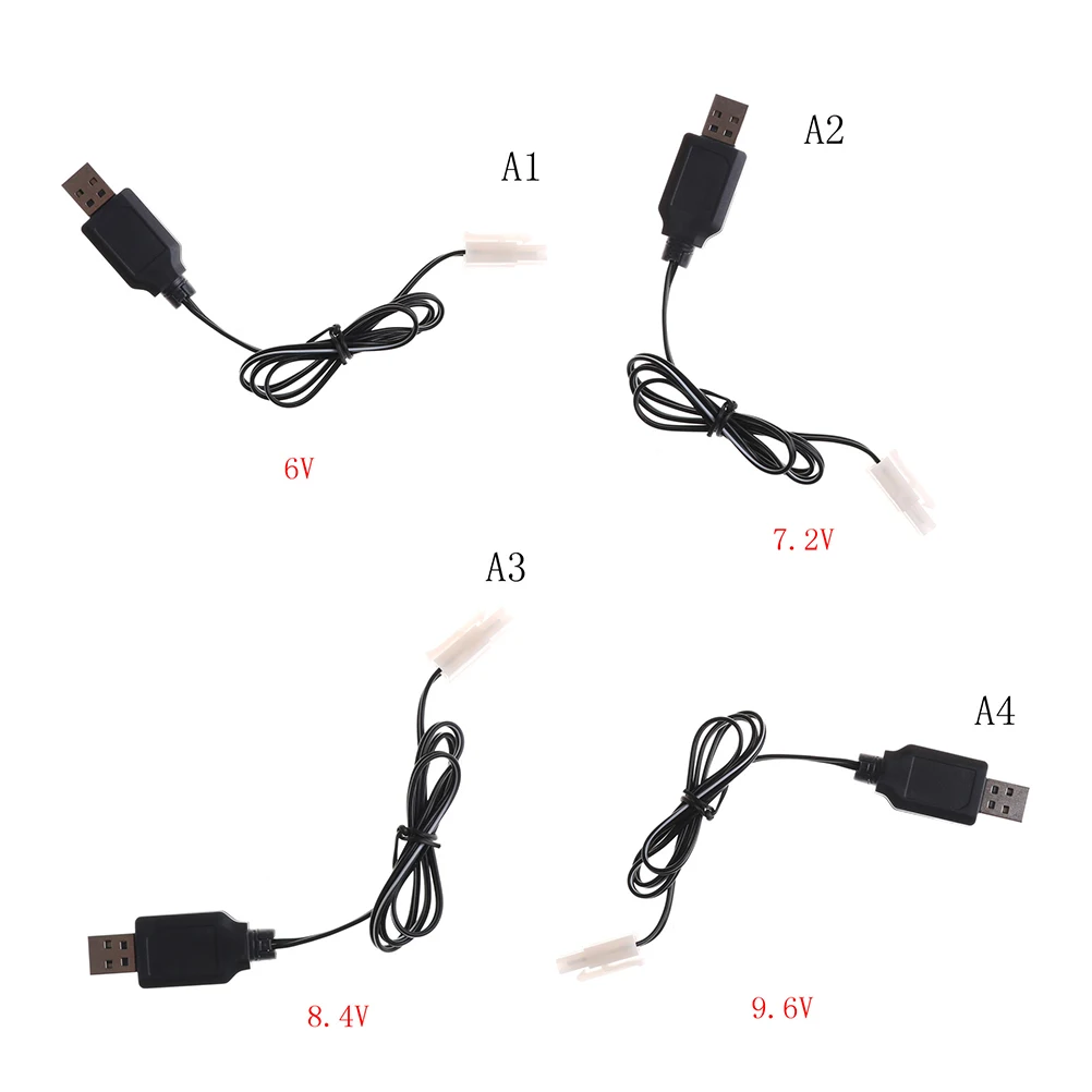 

Universal Charger For RC Car C 6V 7.2V 8.4V 9.6V Black USB Charger Adapter Cable For Sky Viper Drone Helicopter