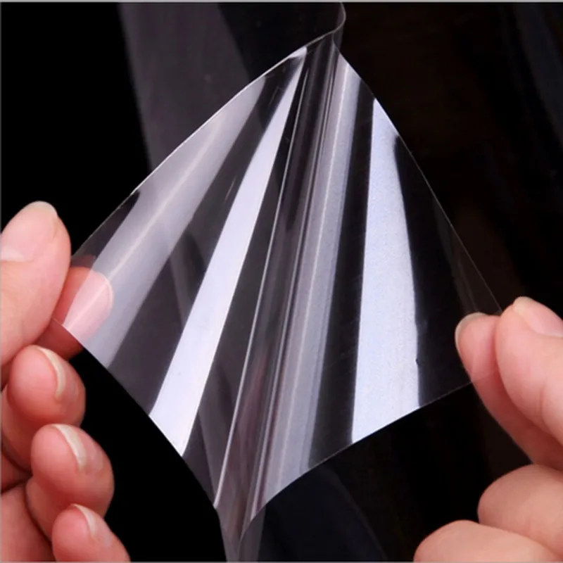 

45x70cm Self-adhensive Oil Proof Bathroom Kitchen Door Furniture Protection Sticker Transparent Kitchen Tile Wall Paper