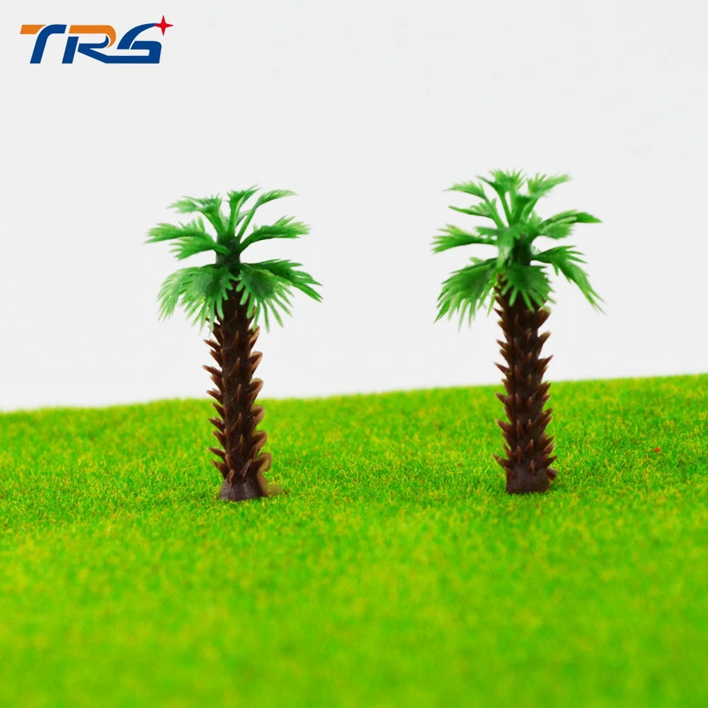 200pcs 6cm Model Miniature scale Palm Tree for Architecture Plastic