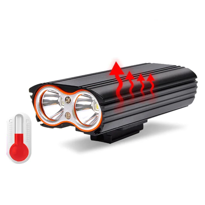 7000 люмен 2 XM-L T6 LED Lumiere velo USB Перезаряжаемый светодиодный велосипедный фонарь фонарик для велоспорта спортивный задний фонарь безопасности