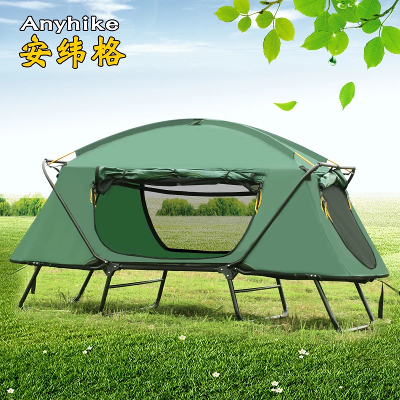Carpas alta calidad para acampar aire libre, exterior, única, impermeable, con cama plegable, tienda de pesca automática AliExpress Deportes y entretenimiento