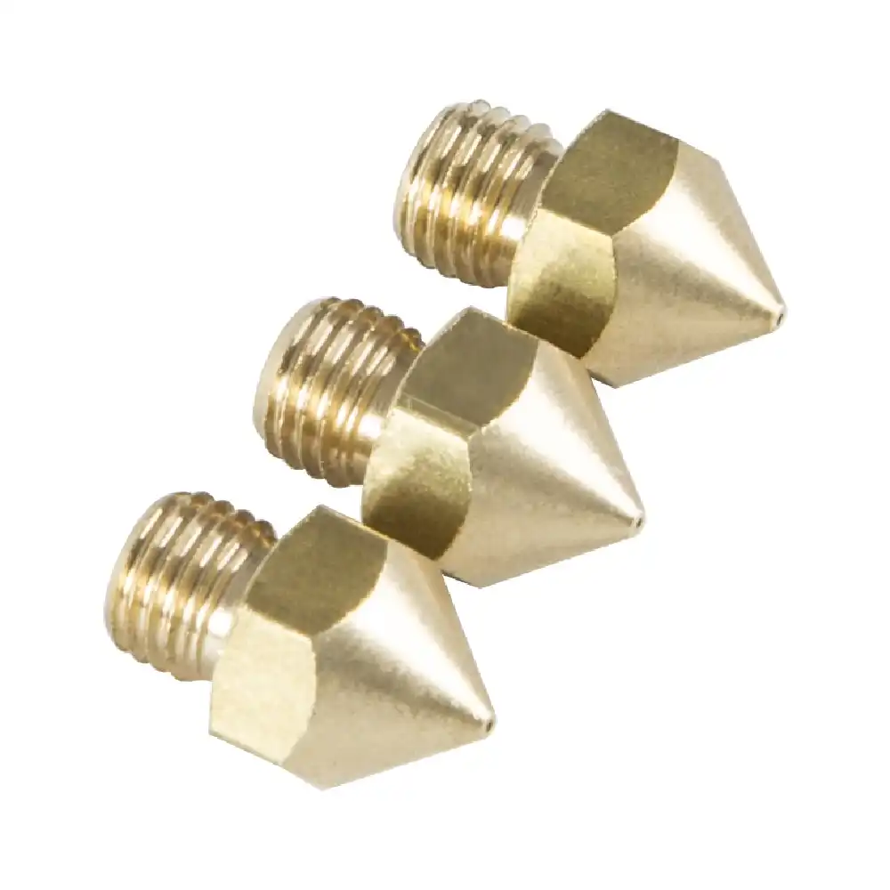 Creativity 3D Printer Nozzle 3pcs Hardened Steel Nozzles 0.4mm for 1.75mm Filament for ender3//CR10//CR10S Pro 3D Printer Hotend Extruder 3pcs 0.4mm