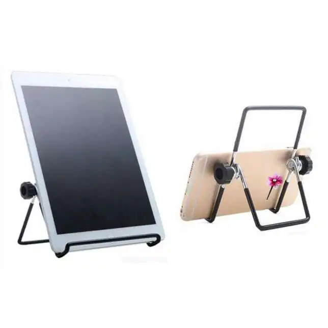 

Metal Adjustable Tablets Bracket Mobile Video Display Support Stand for iPad 2 3 4 5 Air Smart Phone Cellphone Pad mini Mount