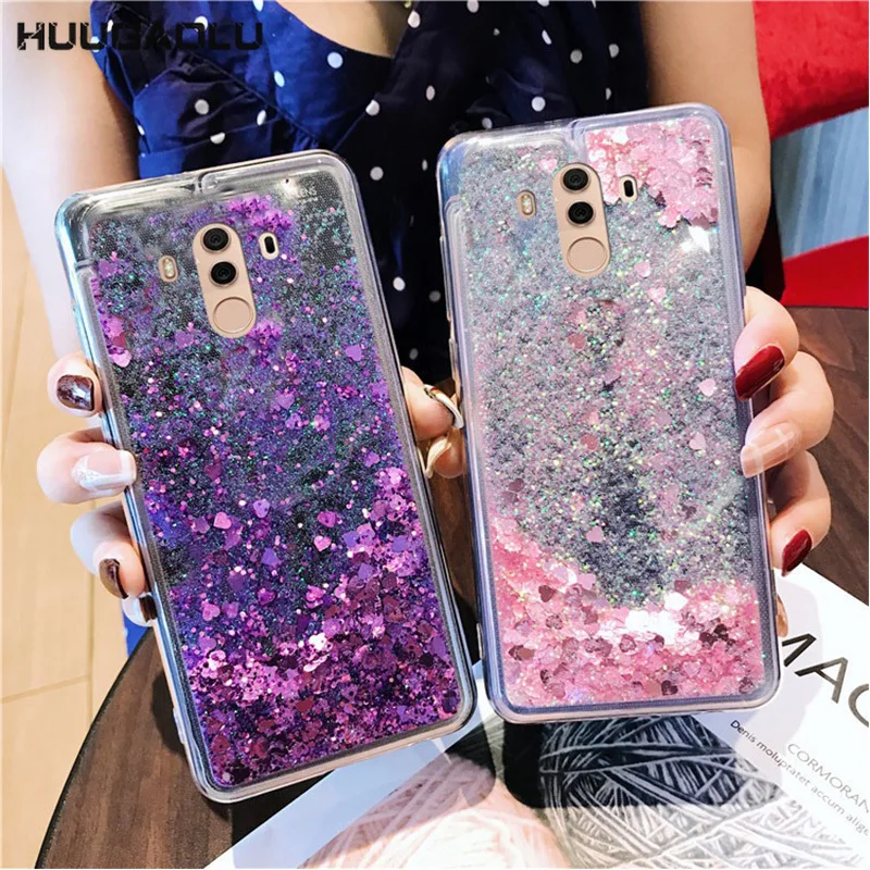 

3D Liquid For Huawei Honor 8X 7A 7C Pro Y7 Y6 Prime 2018 Y9 2019 Honor 9 Lite Nova 3i 3 2i P Smart Plus Cases Cover Coque Etui