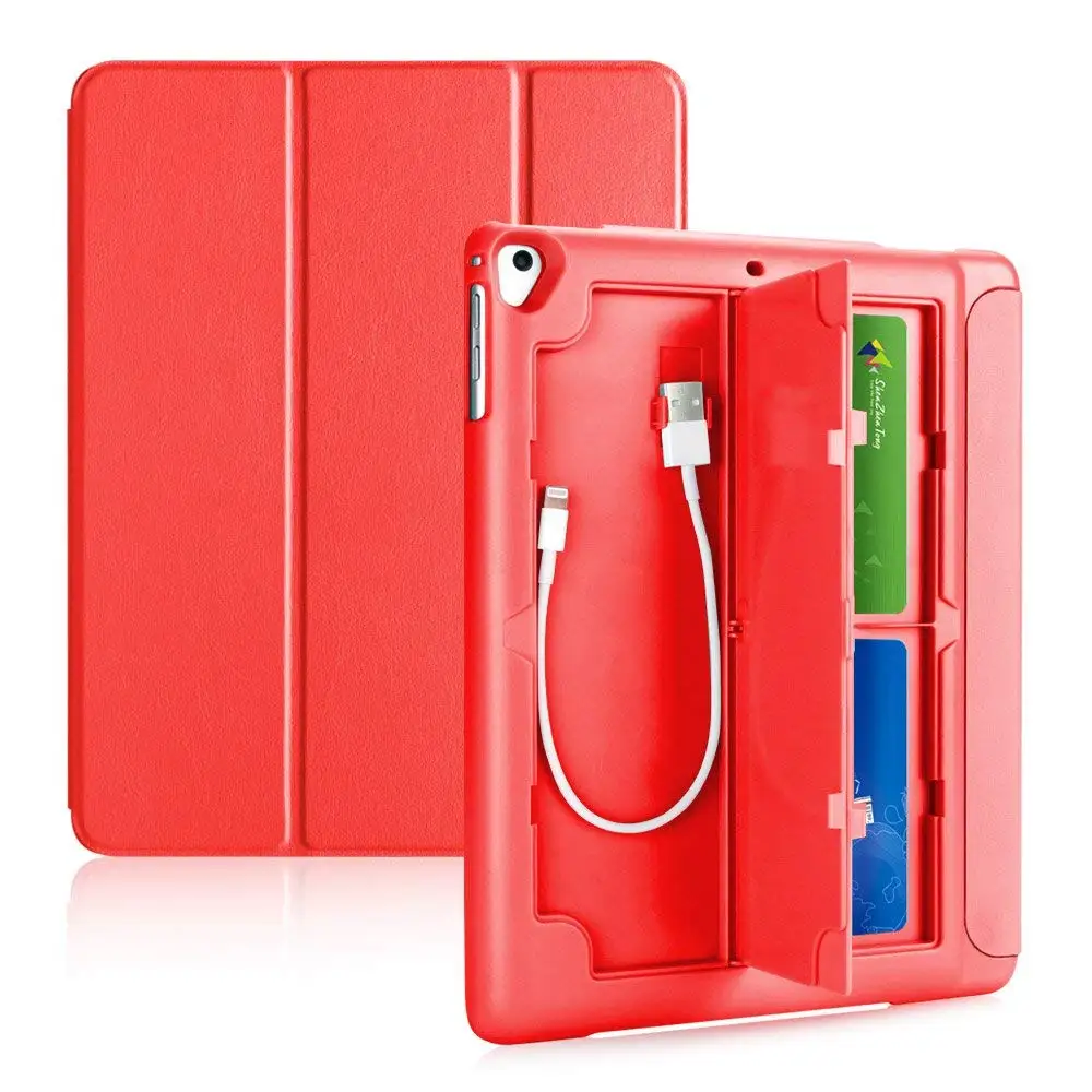 Чехол для iPad 5/6 Air 2 1 2017/2018 9 7 дюйма подставка-бабочка стилус чехол-карандаш слот
