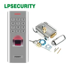 Наружный металлический считыватель отпечатков пальцев, Сканер контроля доступа, электронный дверной замок, дверной звонок, домофон