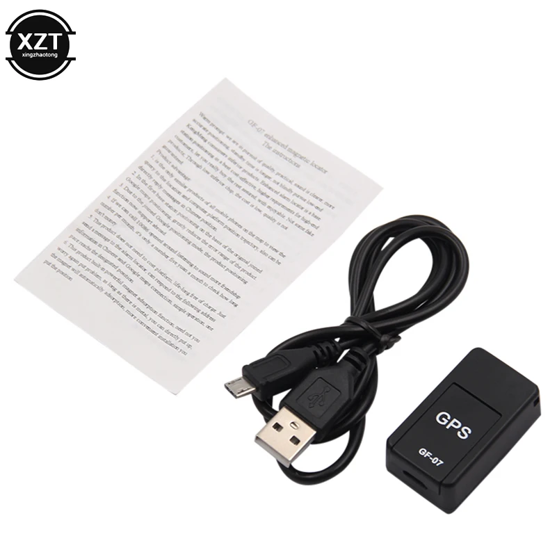 Mini GPS Tracker Car GPS Locator Tracker Anti-Lost Recording Tracking Device Voice Control Can Record Support Mini TF Card