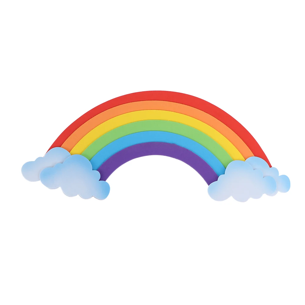 2 Pcs Rainbow Wall Stickers For kids Room Girls Bedroom Window Nursery Decor Birthday Gift New