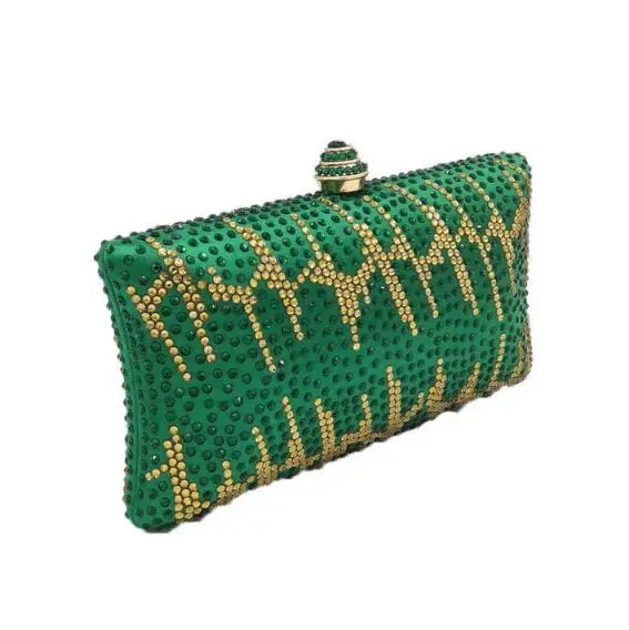 emerald clutch bag