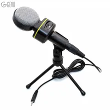 SF-930 Condenser Microphone Professional 3.5mm Stereo Plug Wired Mic Studio Speech with Stand for Desktop Notebook Karaoke