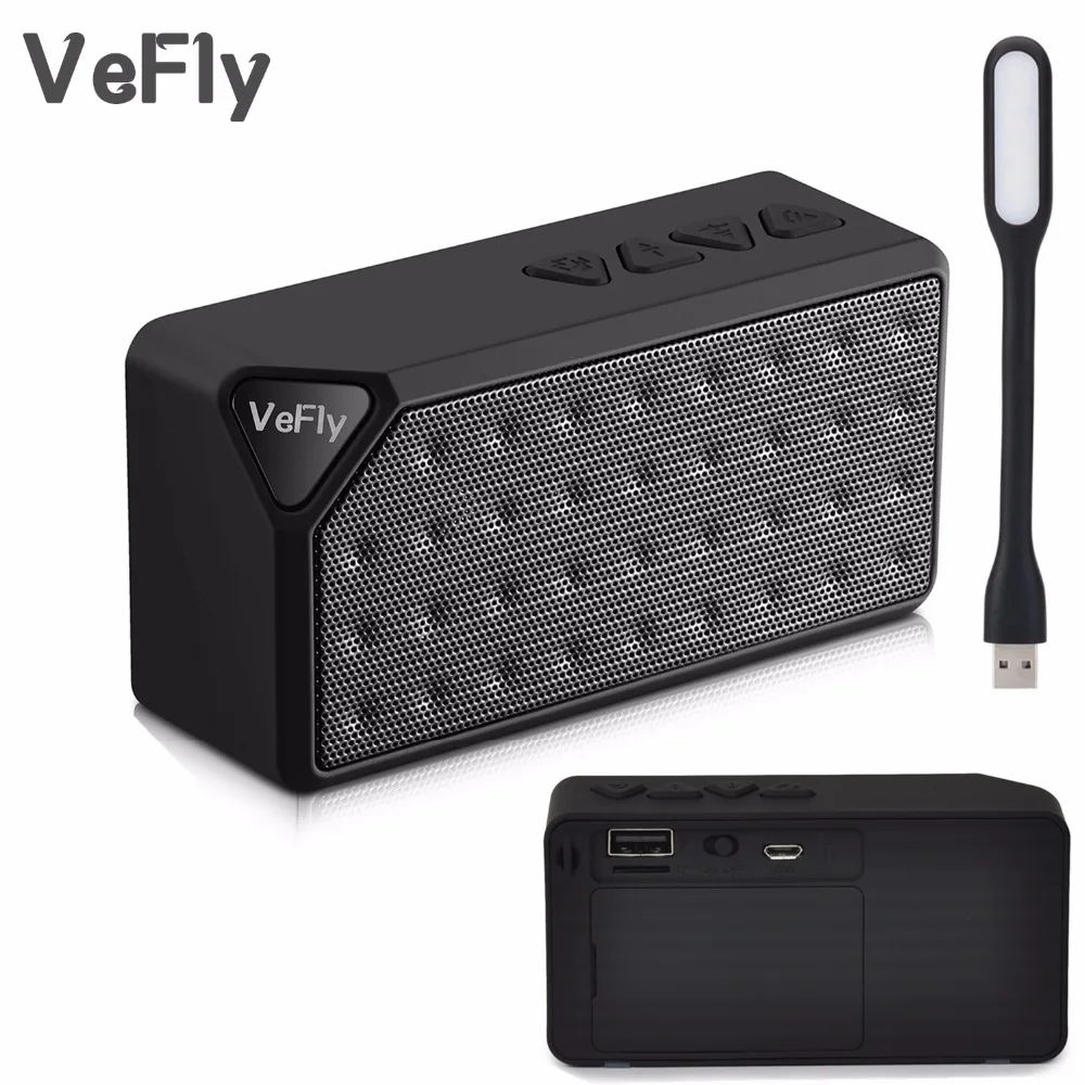 VeFly Мини Портативный Смарт Bluetooth динамик, беспроводной динамик s FM аудио Радио режим музыкальный плеер колонка с TF карта usb накопитель