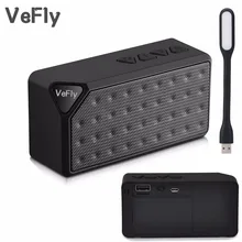 Vefly мини Портативный smart bluetooth Динамик, беспроводной Колонки fm-радио Аудио режим плеера столбец с карты памяти usb-накопитель