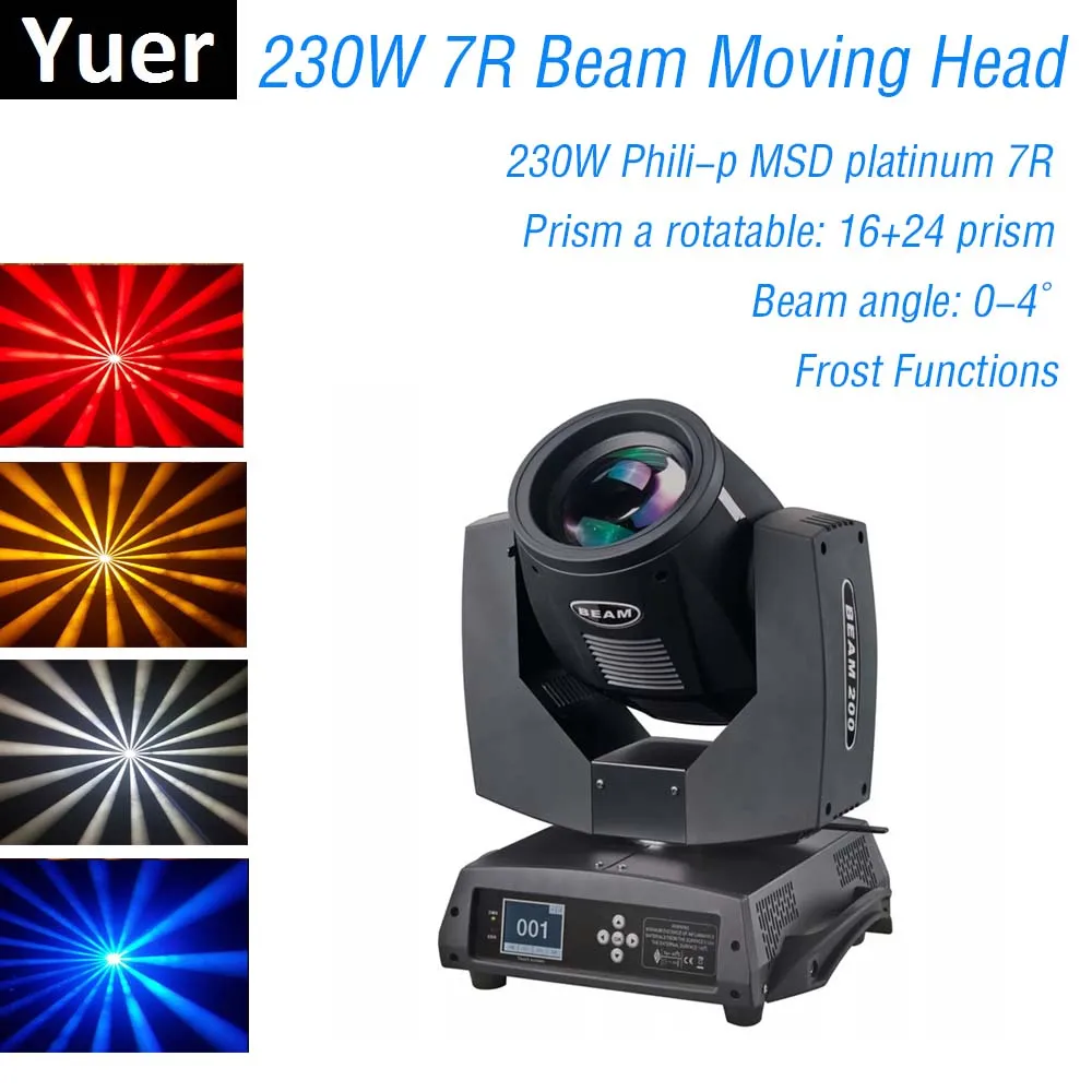 

Sharpy Lyre Beam 230W 7R Moving Head Light Touch Screen Beam 230W Beam 7R Stage Disco Light Professional Lighting Dj Light Party