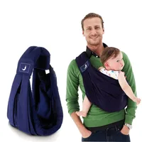 Новорожденных организовать Хлопок Регулируемые дышащие кенгуру переноски Детский костюм на лямках, врапе для малышей - изображение