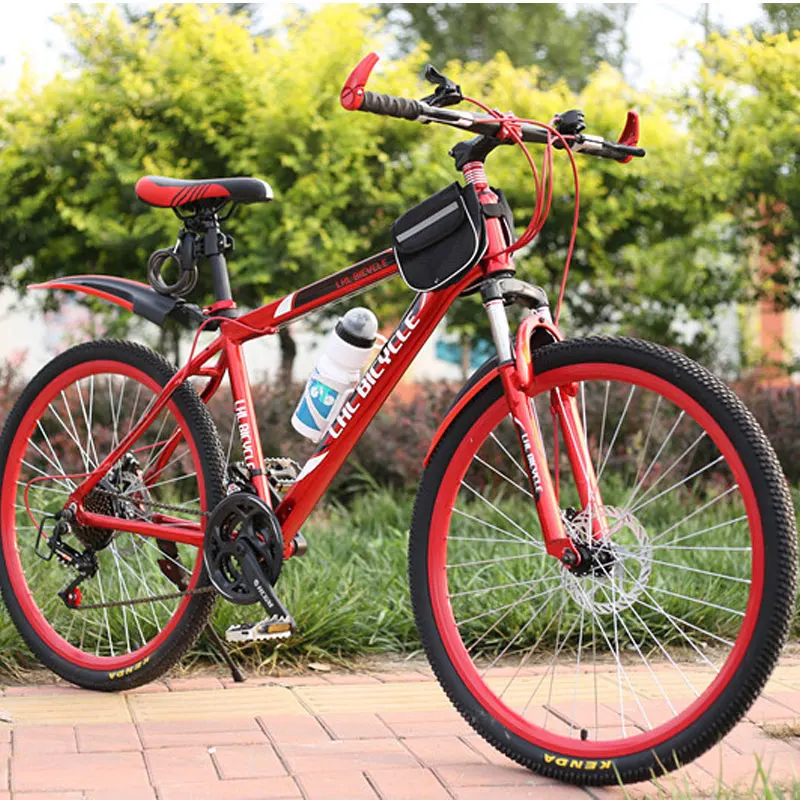 Mountain Bike 26 Inches 21 Speed Double Disc Brake Double Disc Brake Student Bicycle Mountain Bike 26 Inches 21 Speed Double Disc Brake Double Disc Brake Student Bicycle