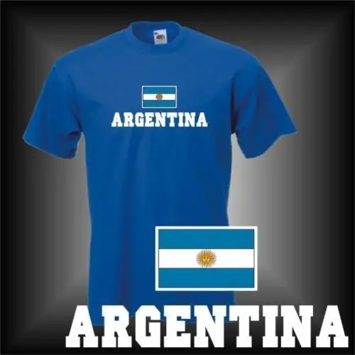 

2018 Fashion O-Neck Men T-shirt ARGENTINIEN T-Shirt, S M L XL XXL (WMS02-09)