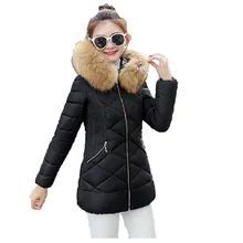 2018 Winter jacket women Faux Fur Hooded outerwear long down cotton-padded jacket coat wadded jacket winter coat women S-XXXL 2018 Winter jacket women Faux Fur Hooded outerwear long down cotton-padded jacket coat wadded jacket winter coat women S-XXXL