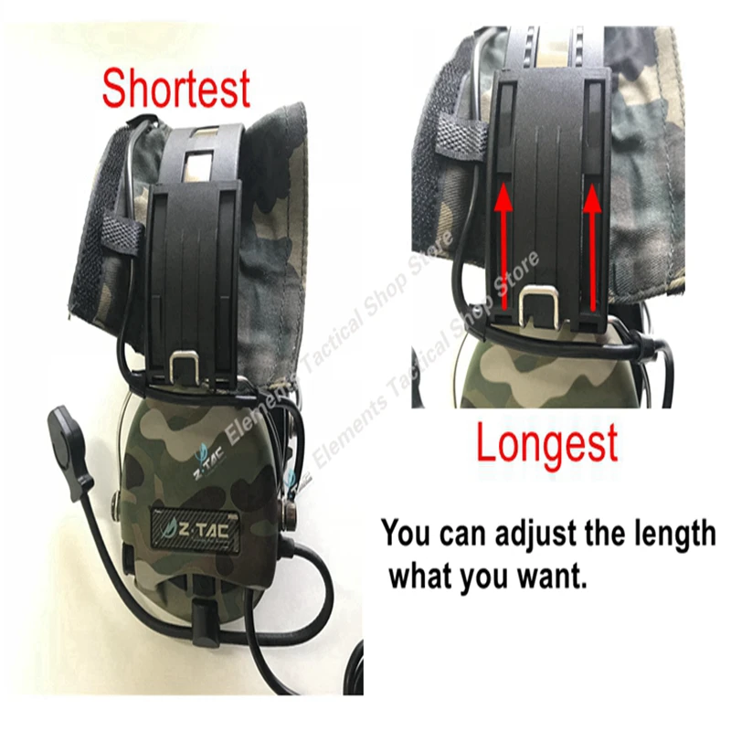 Z-TAC съемка тактическая гарнитура Sordin активный пикап шумоподавление Airsoft тактическая гарнитура для Walkie-talkie Z111-3