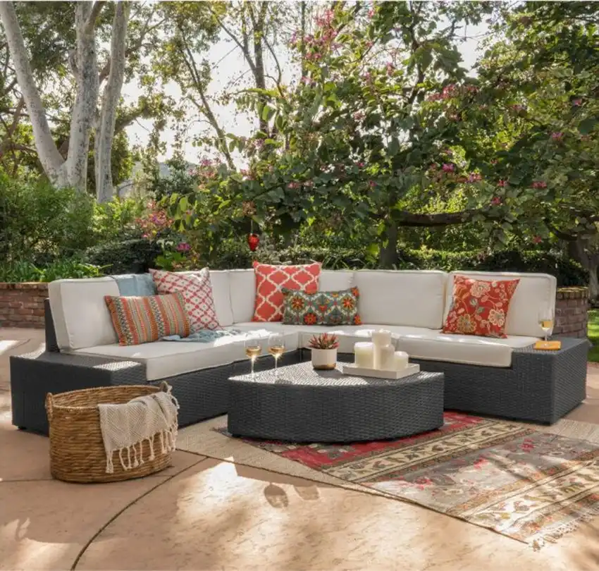 New Arrival Outdoor Weatherproof Rattan Garden Sofa Furniture New Arrival Outdoor Weatherproof Rattan