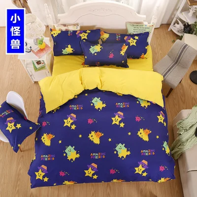 

Home Textile Single Duvet Cover in Bedding set Cotton Muticolors Patterns Bed Comforter Quilt Cover Twin Size