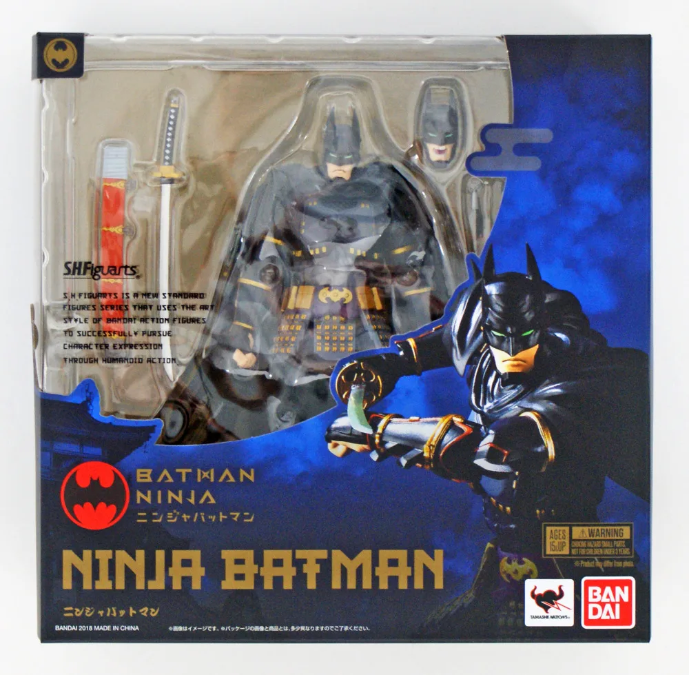 

WSTXBD OriginalTamashii Nations S.H. Figuarts SHF Ninja Batman Justice League Action Figure Brinquedos Dolls Toys Figurals