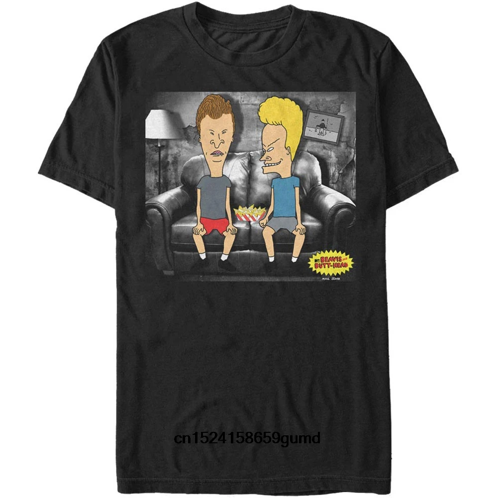 

Funny Men t shirt Women novelty tshirt Beavis & Butthead Basement T-Shirt