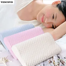 Медленный отскок пены памяти подушка для шеи Три цвета постельные принадлежности забота о здоровье подушка для шеи