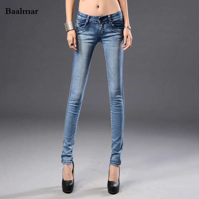 Jeans For Women Jeans With Mid Waist Jeans Woman High Elastic Plus Size Women Jeans Femme