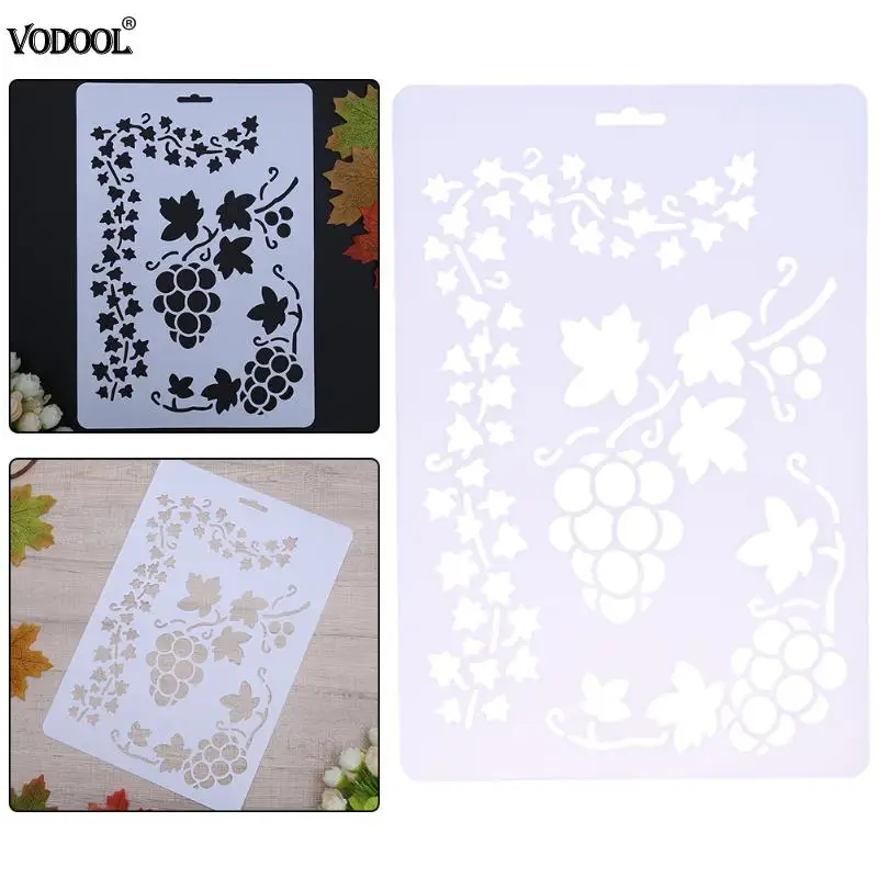 

DIY New Flower Style Manual Layered Template Painting Scrapbook Paper Card Early Children Education Tools.