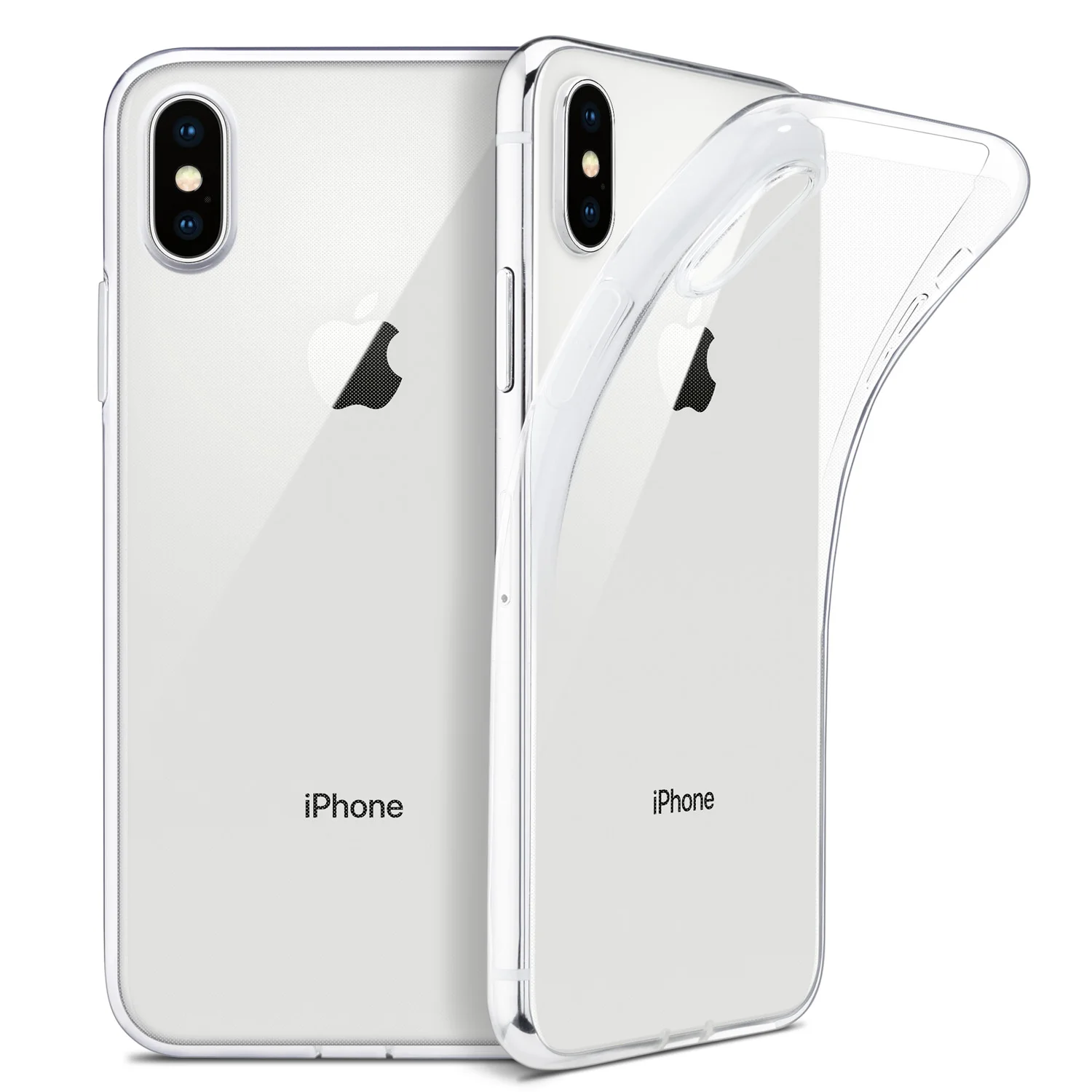 WEFOR Slim Clear Soft TPU Cover For iPhone XS MAX XR Case Support Wireless Charging for Apple iPhone 5 6S 7 8 XS/XR