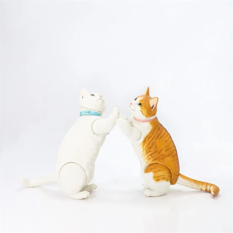 Felis Silvestris Catus Kawaii Cat BJD ПВХ фигурка модель игрушки|Игровые фигурки и трансформеры| |