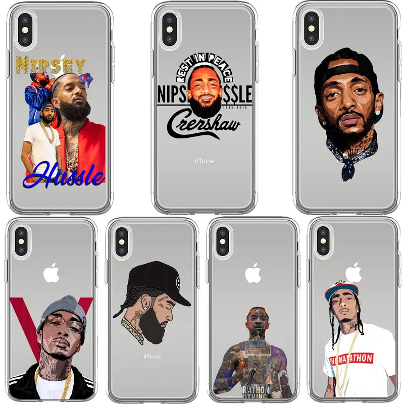 

Nipsey Hussle Rapper RIP phone Case For iPhone X XS MAX XR Case TPU Silicone Back Cover For iPhone 8 SE 5 5s 6 6s plus 7 8 Plus