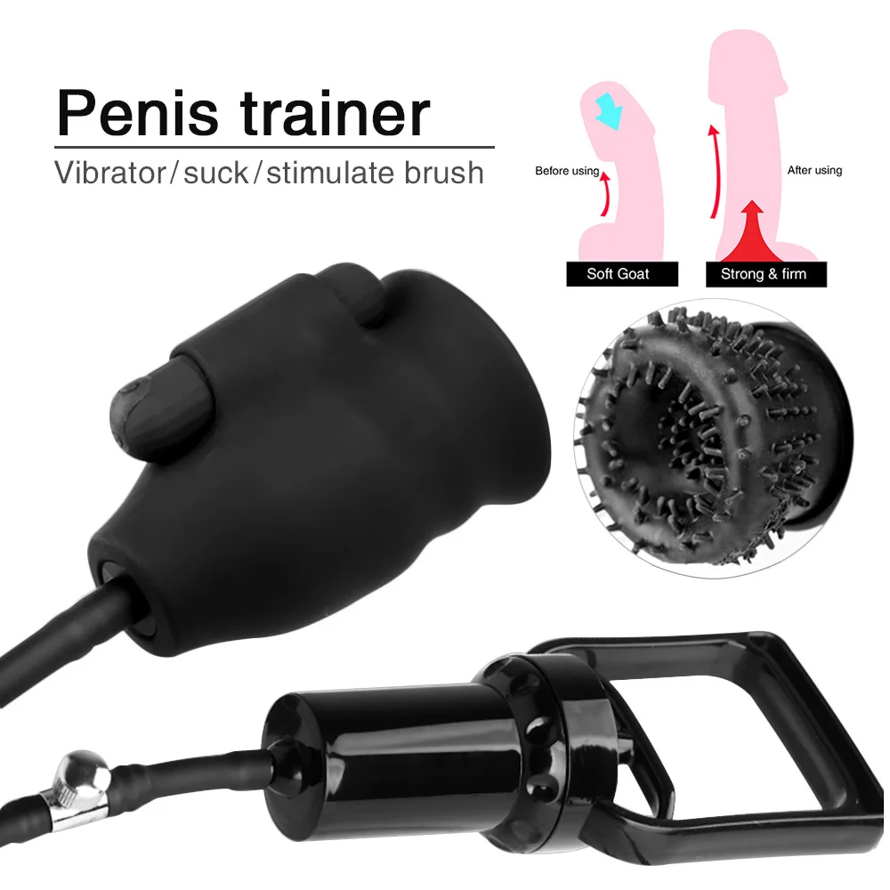 Kopen Vibrator Voor Mannen Masturbator Penis Zuigen Adult Sex Toys Penis Cock Pro Extender Vacuümpomp Voor Mannen Dick Massager