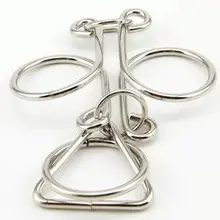 10 шт./лот с рисунком стрекозы Форма паззл Металическая проволока