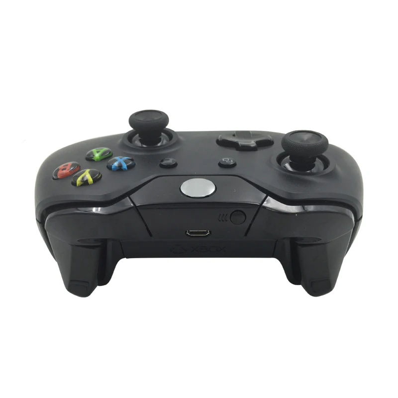 Black Wireless Remote Gamepad Soft Touch Controller Set For Microsoft