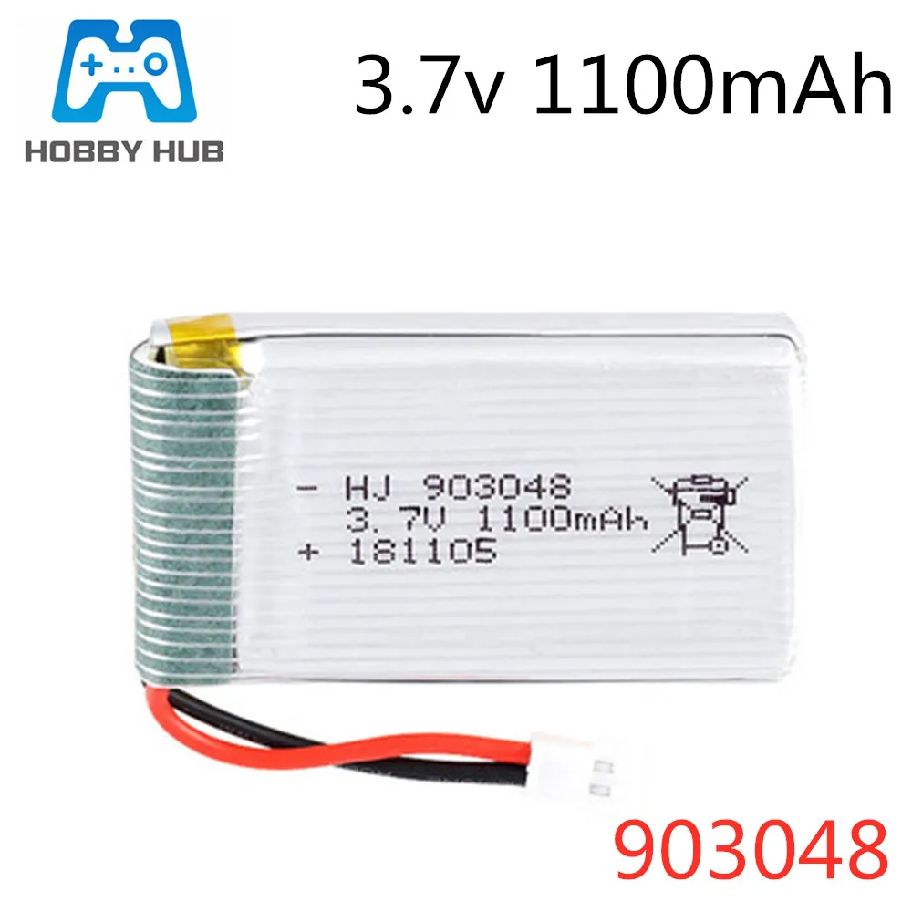 

HOBBY HUB 3.7V 1000mAh/1100mAh/1200mAh Lipo Battery For H11D H11C Remote control helicopter Airplanes batteries 3.7v 903048