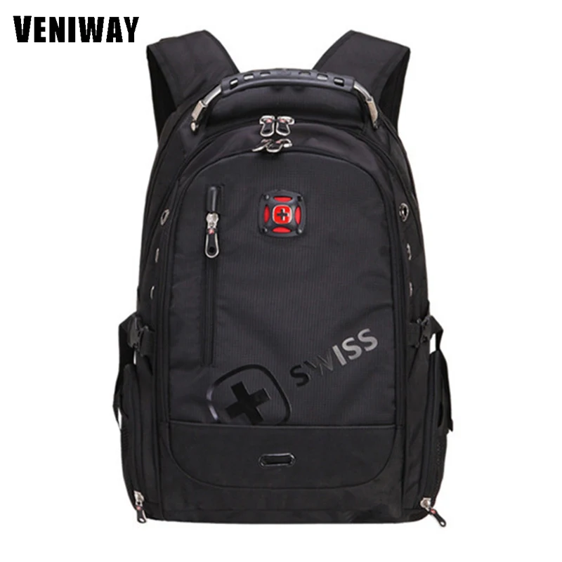 VENIWAY nueva marca Swiss Gear marca hombre impermeable mochilas 15 pulgadas gran calidad capacidad hombres Mochila diario Mochila