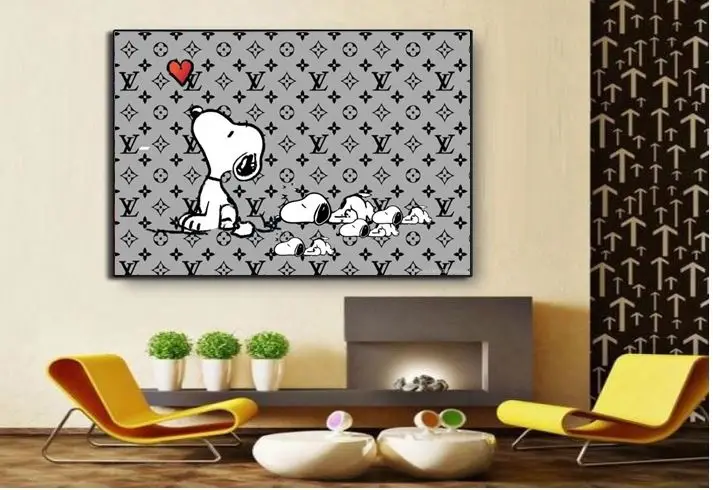 

100% Hand paint pop art original painting on Canvas limited sell in 2018 brand painting Art Wall no framed s004