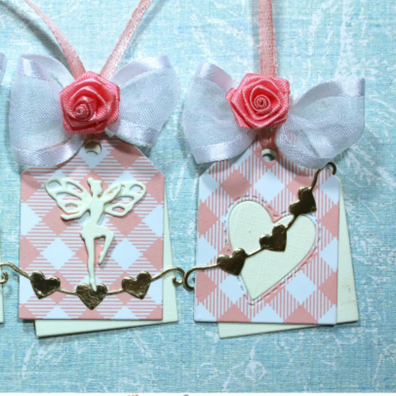 

JC Metal Cutting Dies Scrapbooking Dies Cut Stencil Heart String Craft Handmade Album Paper Card Making Model Decor Embossing