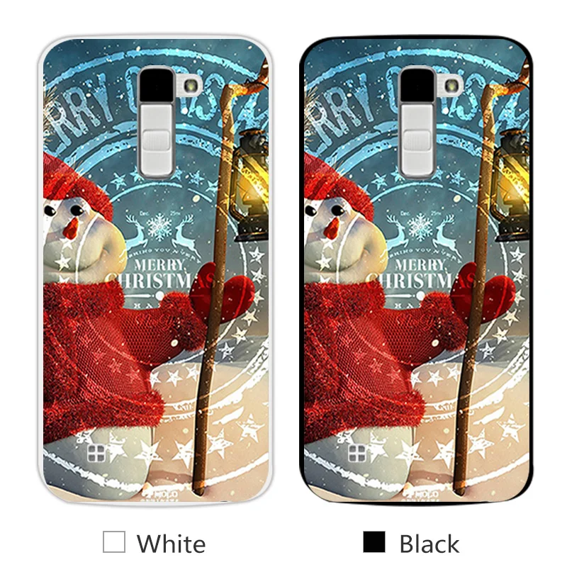 Для LG K10 Lte K 10 K420N M2 K410 K430DS F670 двойной телефон случае рождественский сезон дизайн задняя крышка для LG K10 силиконовый прозрачный мешок - Цвет: 31