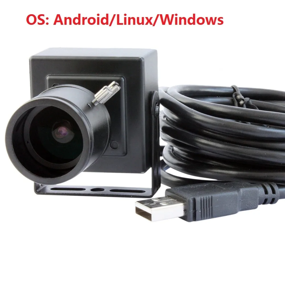 Full HD 1080 P CMOS OV2710 30fps/60fps/120fps Бесплатная драйвер 2.8-12 мм вариофокальный объектив камеры USB камера для Android, linux, windows
